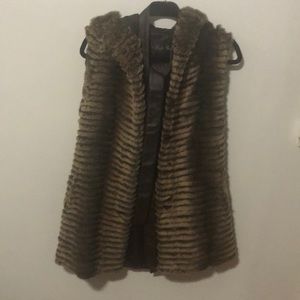 Rex Rabbit real fur vest